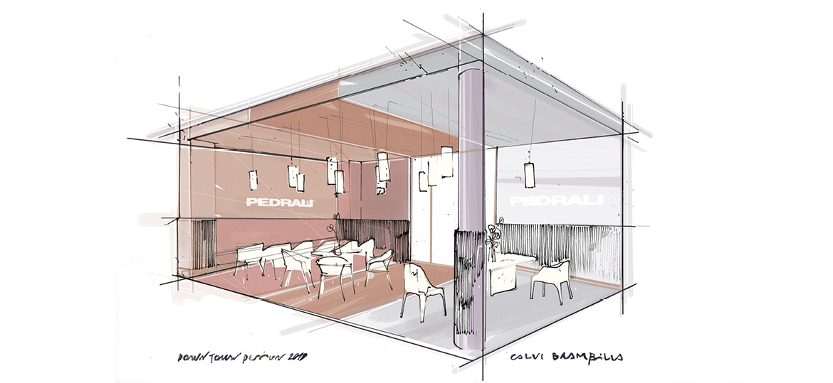 pedrali à dubai pour downtown design 2019